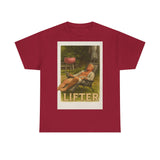 Relaxed Lifter Cotton Tee, Vintage Workout Tee, Unisex Gym Shirt, Casual Fitness Apparel, Gift for Fitness Enthusiasts