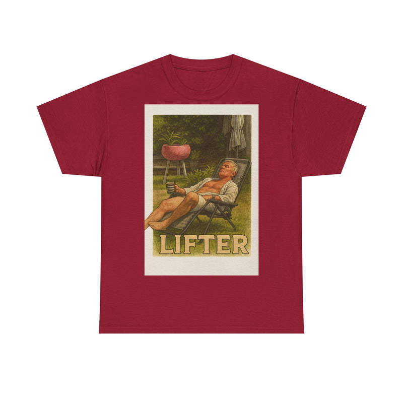 Relaxed Lifter Cotton Tee, Vintage Workout Tee, Unisex Gym Shirt, Casual Fitness Apparel, Gift for Fitness Enthusiasts