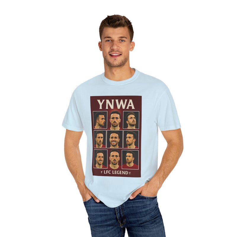 YNWA LFC diogo jota Legend Unisex T-shirt, Garment-Dyed Casual Tee for Fans, Perfect Gift for Soccer Lovers, Sports Apparel, Match Day Wear, Team [...]