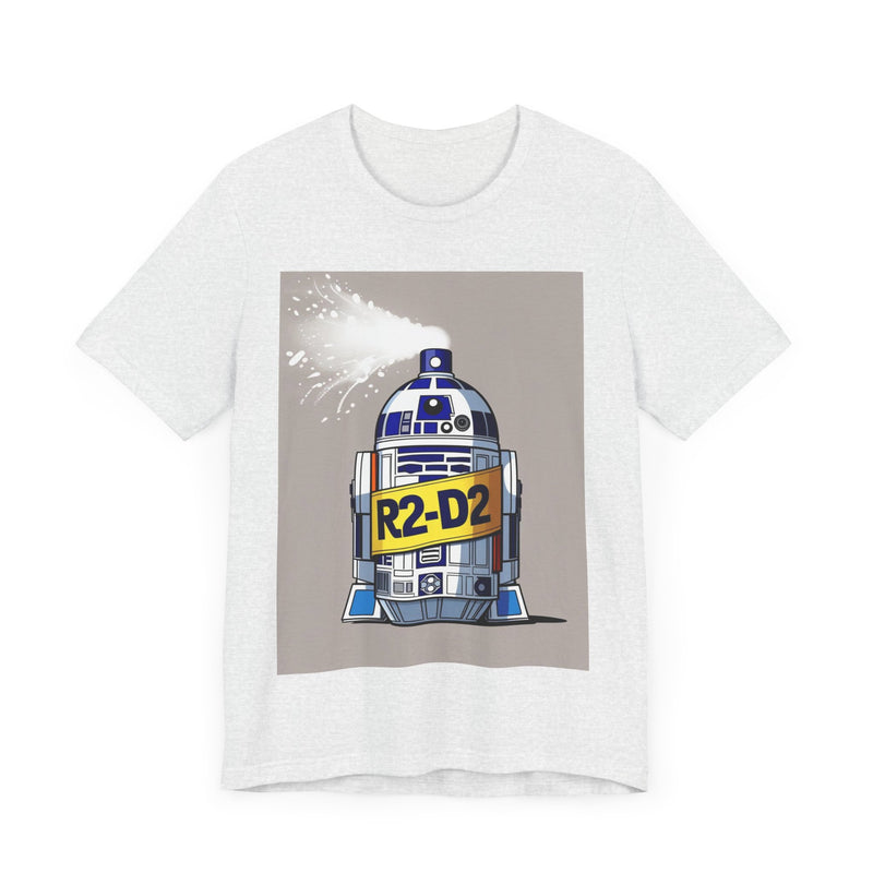 R2-D2 Inspired Unisex Jersey Tee - Fun Graphic Shirt, Space Lover Gift, Nerdy Apparel, Geek Fashion, Birthday Present, Casual Wear