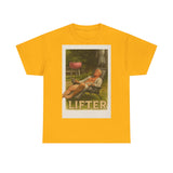 Relaxed Lifter Cotton Tee, Vintage Workout Tee, Unisex Gym Shirt, Casual Fitness Apparel, Gift for Fitness Enthusiasts