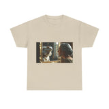 Unisex Heavy Cotton Tee - Playful Nostalgia Shirt, Casual Wear, Gift for Friends, Movie Night, Unique Graphic Tee
