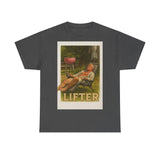 Relaxed Lifter Cotton Tee, Vintage Workout Tee, Unisex Gym Shirt, Casual Fitness Apparel, Gift for Fitness Enthusiasts
