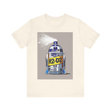 R2-D2 Inspired Unisex Jersey Tee - Fun Graphic Shirt, Space Lover Gift, Nerdy Apparel, Geek Fashion, Birthday Present, Casual Wear