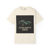 Aston Martin DB3S Unisex Garment-Dyed T-shirt, Car Enthusiast Tee, Vintage Auto Apparel, Perfect Gift for Him, Birthday or Christmas