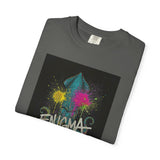 Colorful Enigma Squid Unisex T-Shirt | Vibrant Graphic Tee for Ocean Lovers, Casual Wear, Gift Idea, Festival Attire, Statement Piece