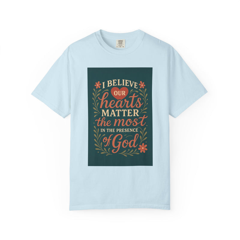 Inspirational god Unisex T-Shirt – Faith, Heartfelt Message, Eco-Friendly, Gift for Religious Occasions, Spiritual Wear, Casual Comfort