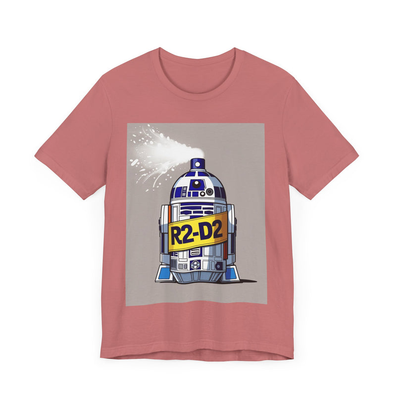 R2-D2 Inspired Unisex Jersey Tee - Fun Graphic Shirt, Space Lover Gift, Nerdy Apparel, Geek Fashion, Birthday Present, Casual Wear