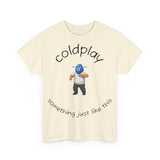 Coldplay Inspired Unisex Heavy Cotton Tee - Music Tee, Band T-Shirt, Concert Outfit, Music Lover Gift, Casual Wear
