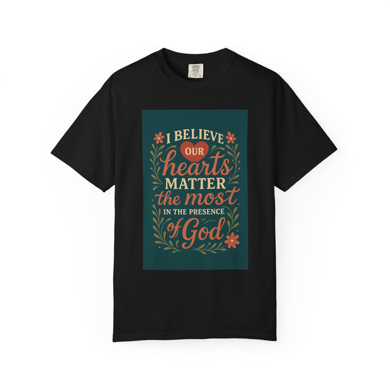 Inspirational god Unisex T-Shirt – Faith, Heartfelt Message, Eco-Friendly, Gift for Religious Occasions, Spiritual Wear, Casual Comfort