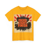 Focus Fight Finish Tee - Motivational T-Shirt, Fitness Shirt, Gym Apparel, Unisex Casual Wear, Gift for Athletes