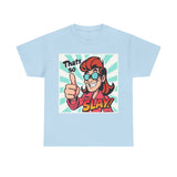 That's So Slay! Unisex Heavy Cotton Tee - Fun Graphic Tee, Gift for Friends, Casual Wear, Celebration Apparel, Trendy Shirt