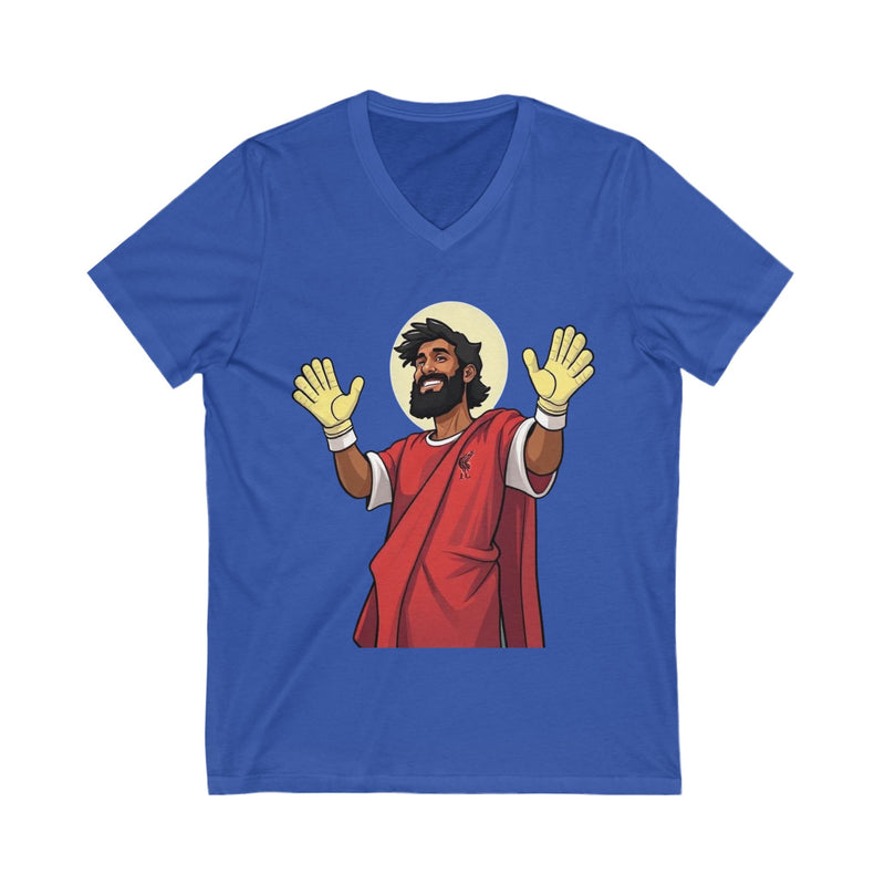 Funny Religious T-Shirt, Unisex V-Neck Tee, Casual Everyday Wear, Great for Gifts, Holiday Celebrations, Christian Humor