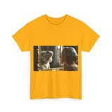 Unisex Heavy Cotton Tee - Playful Nostalgia Shirt, Casual Wear, Gift for Friends, Movie Night, Unique Graphic Tee