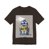 R2-D2 Inspired Unisex Jersey Tee - Fun Graphic Shirt, Space Lover Gift, Nerdy Apparel, Geek Fashion, Birthday Present, Casual Wear