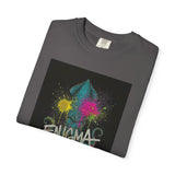 Colorful Enigma Squid Unisex T-Shirt | Vibrant Graphic Tee for Ocean Lovers, Casual Wear, Gift Idea, Festival Attire, Statement Piece