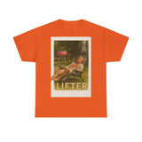 Relaxed Lifter Cotton Tee, Vintage Workout Tee, Unisex Gym Shirt, Casual Fitness Apparel, Gift for Fitness Enthusiasts