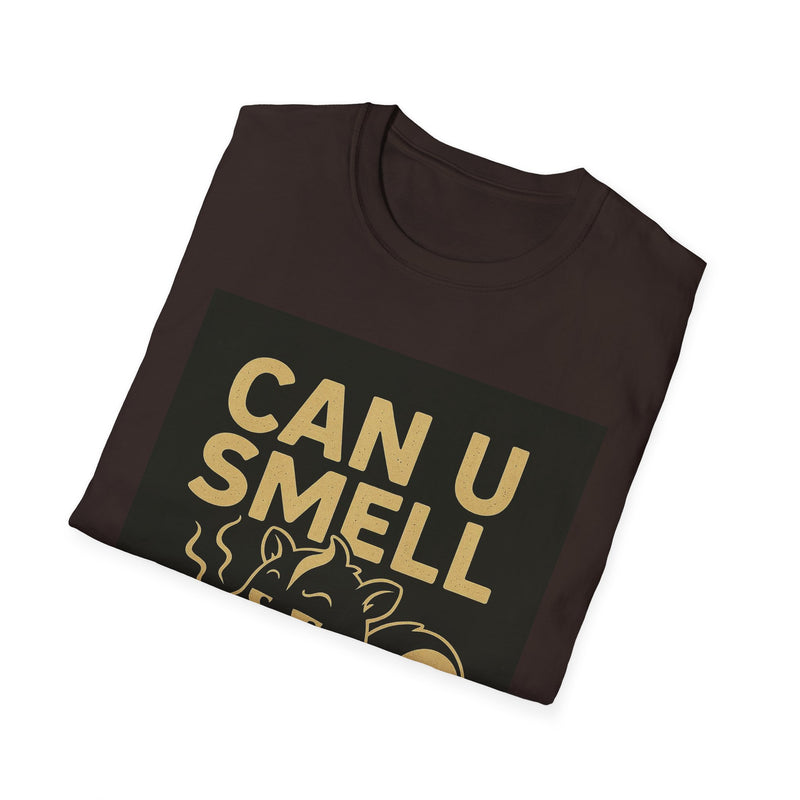 Funny Unisex T-Shirt - Can U Smell That? Cute Animal Graphic Tee for Casual Wear, Gifts, Birthdays, Humor