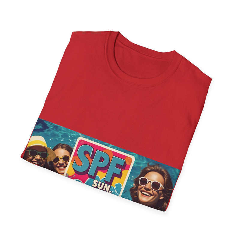 Summer Fun T-Shirt - SPF Pool Party Tee, Beachwear, Vacation Shirt, Gift for Pool Lovers, Unisex Apparel