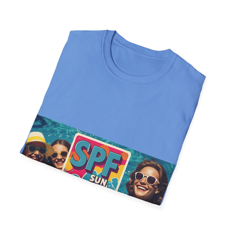 Summer Fun T-Shirt - SPF Pool Party Tee, Beachwear, Vacation Shirt, Gift for Pool Lovers, Unisex Apparel