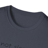 Funny Battery Saving Mode T-Shirt, Unisex Humor Tee, Gift for Friends, Sleepy Shirt, Casual Wear, Unique Graphic Tee