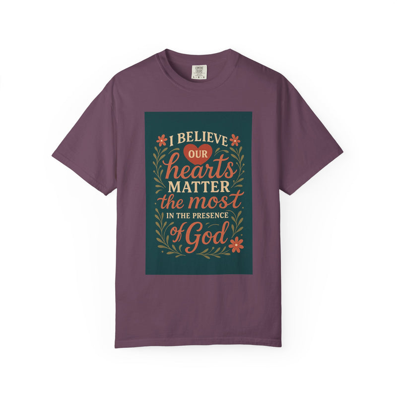 Inspirational god Unisex T-Shirt – Faith, Heartfelt Message, Eco-Friendly, Gift for Religious Occasions, Spiritual Wear, Casual Comfort