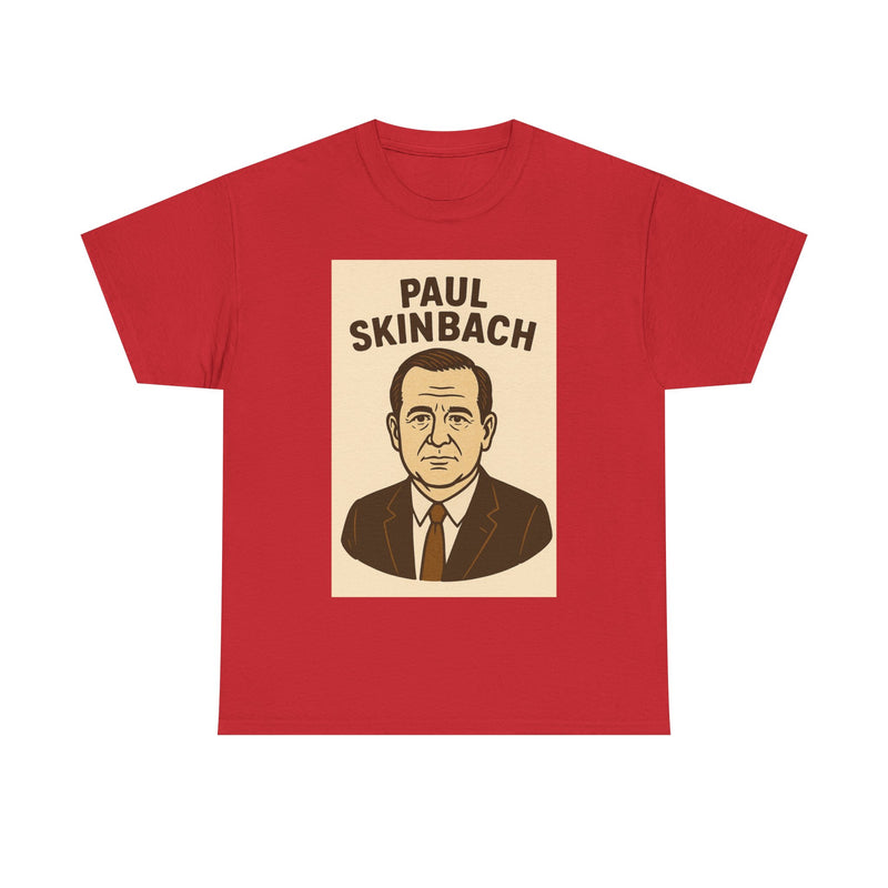 Retro Graphic Tee - Paul Skinbach, Vintage Style Shirt, Casual Wear, Gift for Him, Unisex Cotton T-Shirt