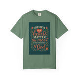 Inspirational god Unisex T-Shirt – Faith, Heartfelt Message, Eco-Friendly, Gift for Religious Occasions, Spiritual Wear, Casual Comfort