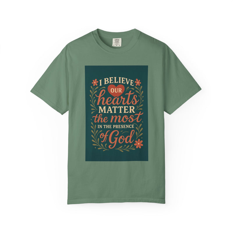 Inspirational god Unisex T-Shirt – Faith, Heartfelt Message, Eco-Friendly, Gift for Religious Occasions, Spiritual Wear, Casual Comfort