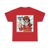 That's So Slay! Unisex Heavy Cotton Tee - Fun Graphic Tee, Gift for Friends, Casual Wear, Celebration Apparel, Trendy Shirt