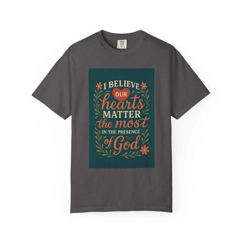 Inspirational god Unisex T-Shirt – Faith, Heartfelt Message, Eco-Friendly, Gift for Religious Occasions, Spiritual Wear, Casual Comfort