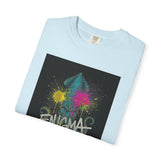 Colorful Enigma Squid Unisex T-Shirt | Vibrant Graphic Tee for Ocean Lovers, Casual Wear, Gift Idea, Festival Attire, Statement Piece