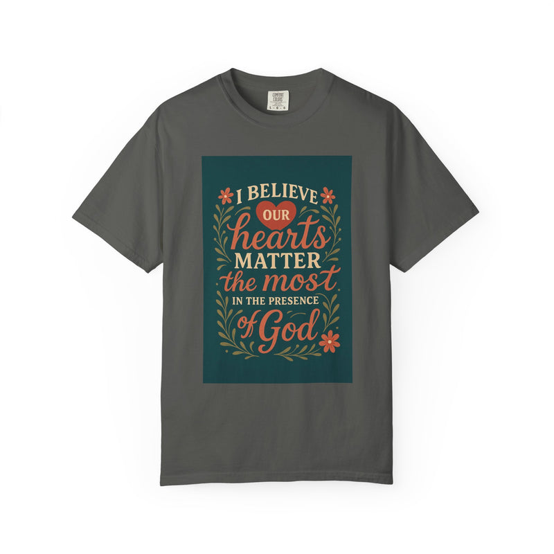 Inspirational god Unisex T-Shirt – Faith, Heartfelt Message, Eco-Friendly, Gift for Religious Occasions, Spiritual Wear, Casual Comfort