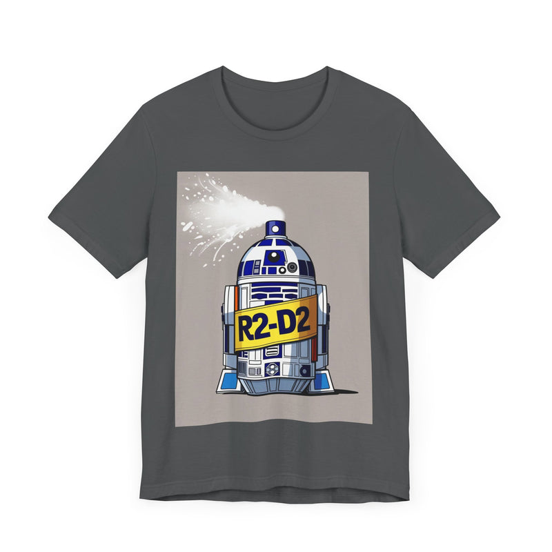 R2-D2 Inspired Unisex Jersey Tee - Fun Graphic Shirt, Space Lover Gift, Nerdy Apparel, Geek Fashion, Birthday Present, Casual Wear