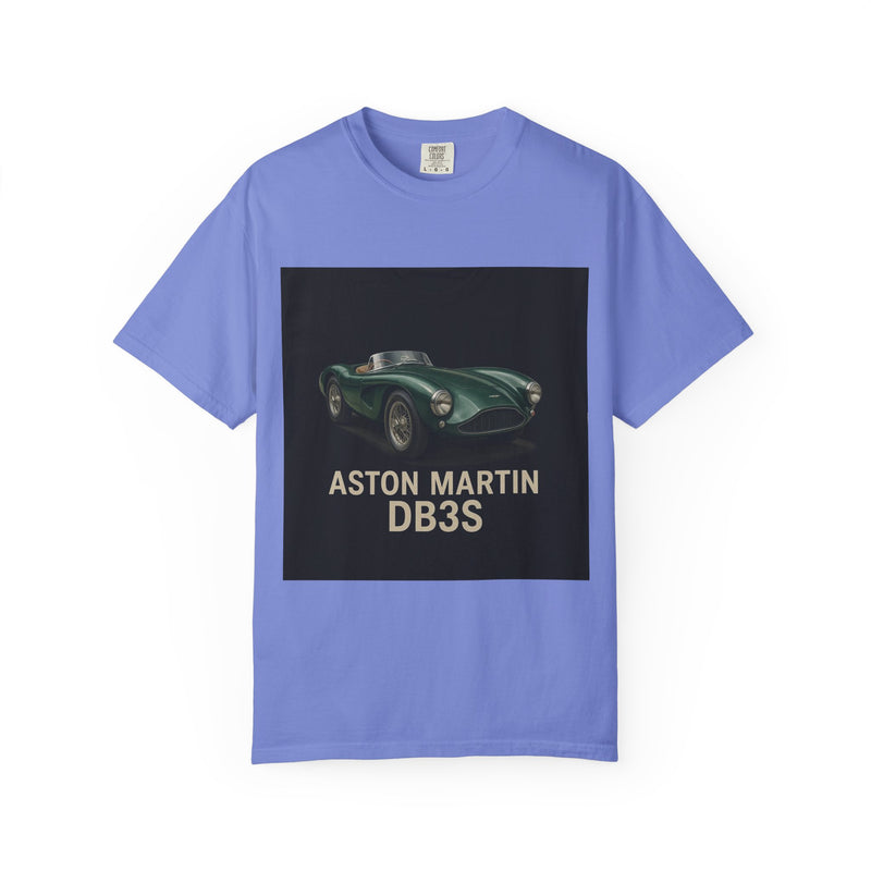 Aston Martin DB3S Unisex Garment-Dyed T-shirt, Car Enthusiast Tee, Vintage Auto Apparel, Perfect Gift for Him, Birthday or Christmas