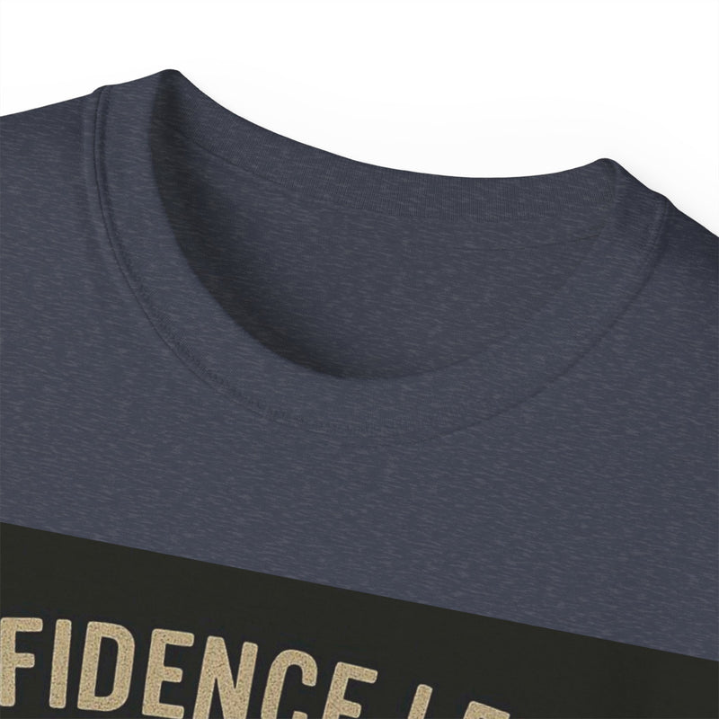 Confidence Level Kanye Tee, Funny Graphic T-Shirt, Hip Hop Style Shirt, Gift for Music Lovers, Casual Everyday Wear