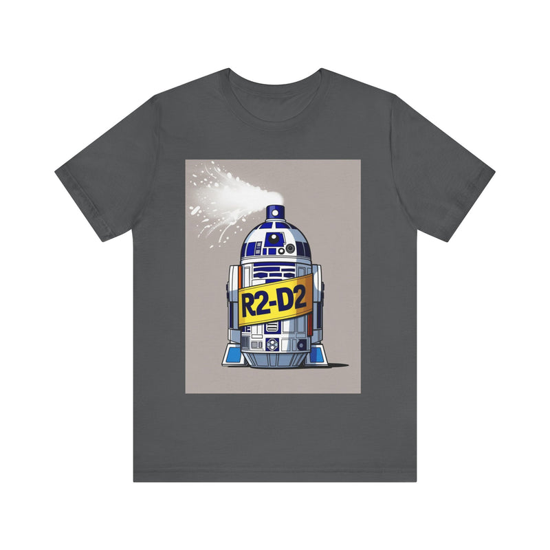 R2-D2 Inspired Unisex Jersey Tee - Fun Graphic Shirt, Space Lover Gift, Nerdy Apparel, Geek Fashion, Birthday Present, Casual Wear