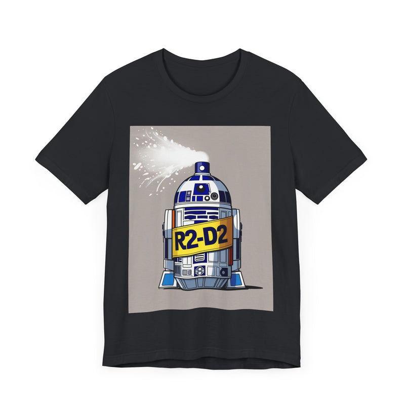 R2-D2 Inspired Unisex Jersey Tee - Fun Graphic Shirt, Space Lover Gift, Nerdy Apparel, Geek Fashion, Birthday Present, Casual Wear