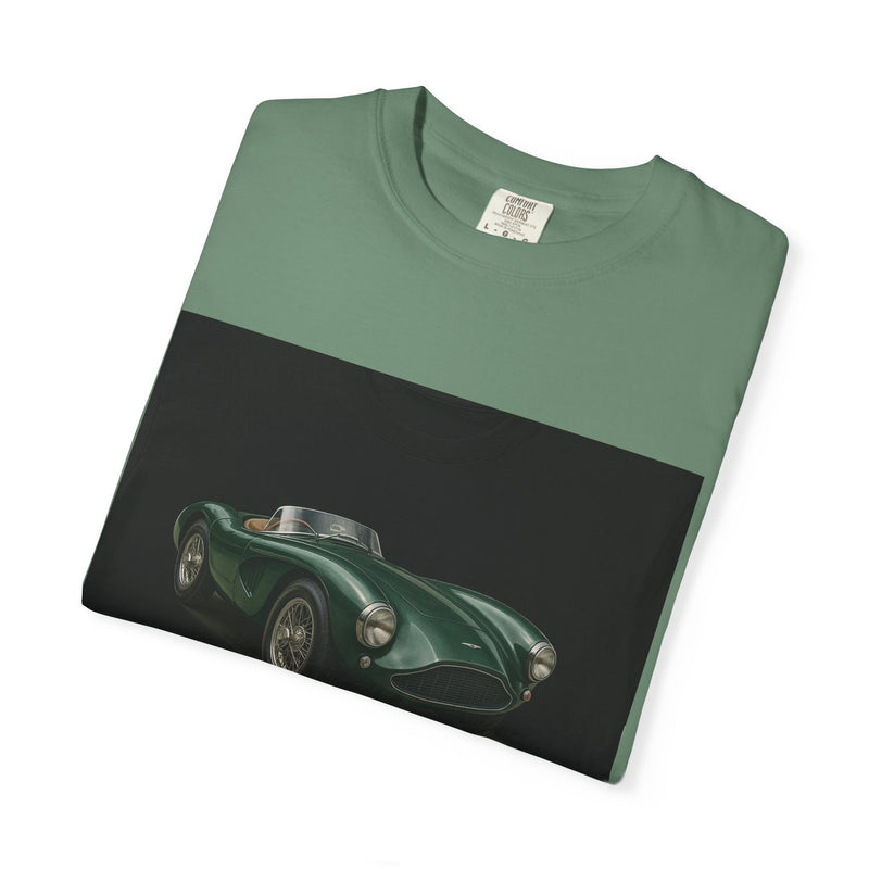 Aston Martin DB3S Unisex Garment-Dyed T-shirt, Car Enthusiast Tee, Vintage Auto Apparel, Perfect Gift for Him, Birthday or Christmas
