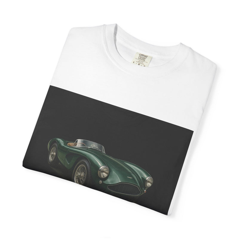 Aston Martin DB3S Unisex Garment-Dyed T-shirt, Car Enthusiast Tee, Vintage Auto Apparel, Perfect Gift for Him, Birthday or Christmas