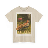 Relaxed Lifter Cotton Tee, Vintage Workout Tee, Unisex Gym Shirt, Casual Fitness Apparel, Gift for Fitness Enthusiasts