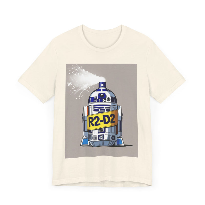 R2-D2 Inspired Unisex Jersey Tee - Fun Graphic Shirt, Space Lover Gift, Nerdy Apparel, Geek Fashion, Birthday Present, Casual Wear