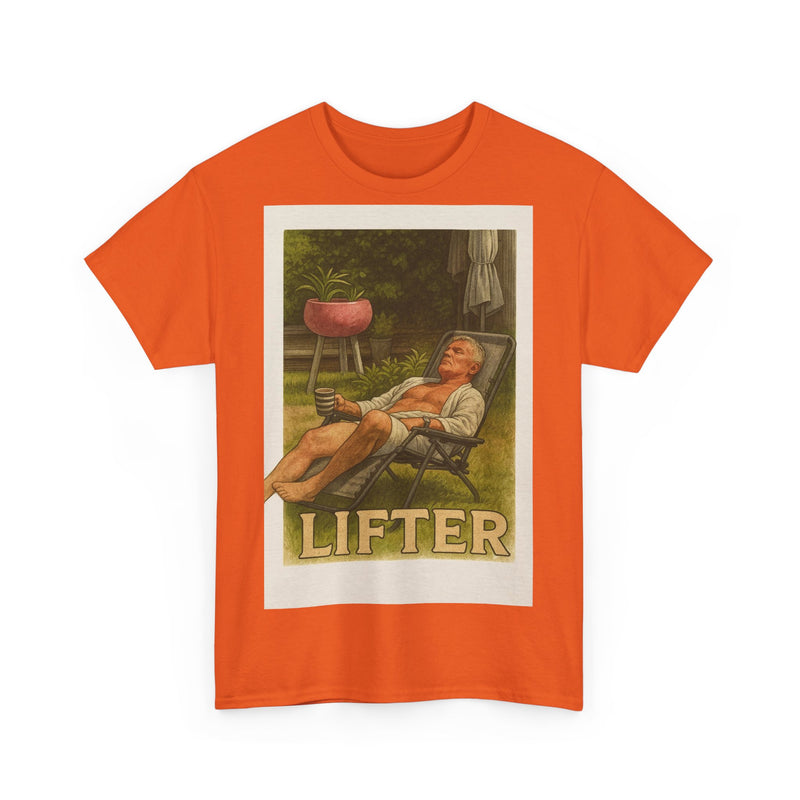 Relaxed Lifter Cotton Tee, Vintage Workout Tee, Unisex Gym Shirt, Casual Fitness Apparel, Gift for Fitness Enthusiasts
