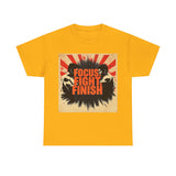 Focus Fight Finish Tee - Motivational T-Shirt, Fitness Shirt, Gym Apparel, Unisex Casual Wear, Gift for Athletes
