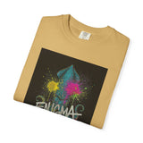 Colorful Enigma Squid Unisex T-Shirt | Vibrant Graphic Tee for Ocean Lovers, Casual Wear, Gift Idea, Festival Attire, Statement Piece