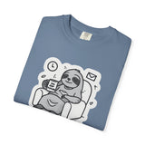 Comfy Sloth T-Shirt - Funny Graphic Tee, Unisex Apparel for Relaxation, Perfect for Lazy Days, Gift for College Students, Outfit Repeater