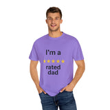 Dad Humor T-Shirt - I'm a Rated Dad Tee for Father's Day, Birthday Gift, Casual Wear, Unisex Apparel, Dad Jokes