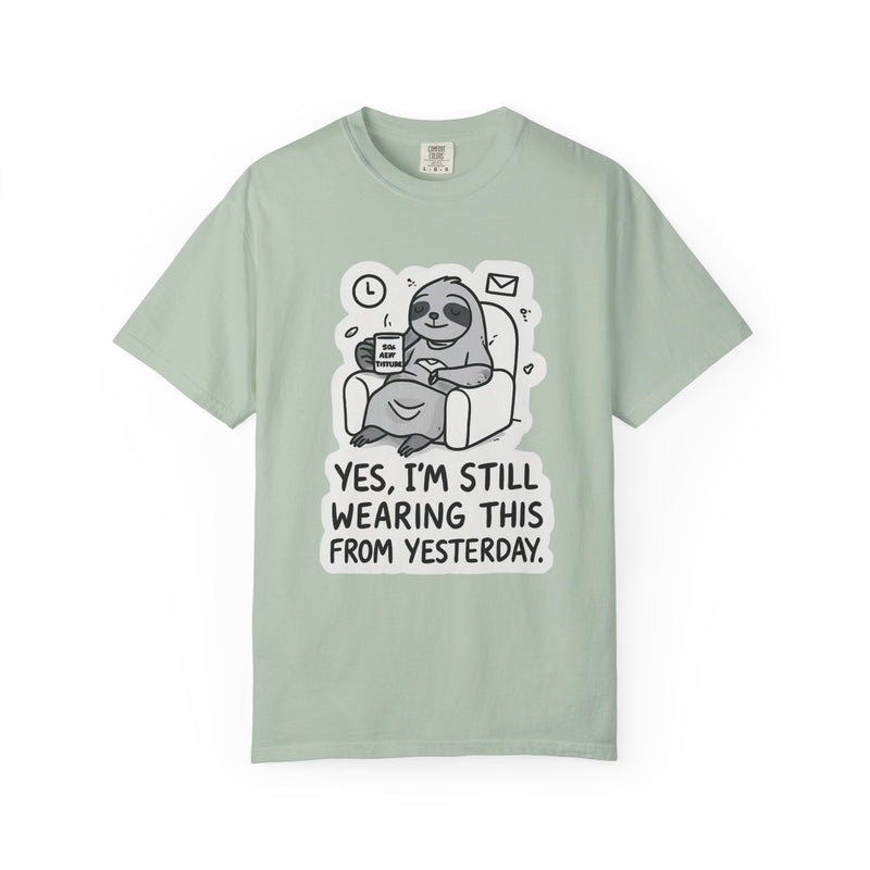 Comfy Sloth T-Shirt - Funny Graphic Tee, Unisex Apparel for Relaxation, Perfect for Lazy Days, Gift for College Students, Outfit Repeater