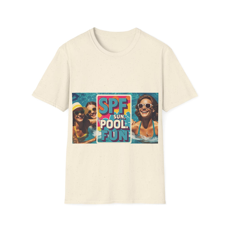 Summer Fun T-Shirt - SPF Pool Party Tee, Beachwear, Vacation Shirt, Gift for Pool Lovers, Unisex Apparel