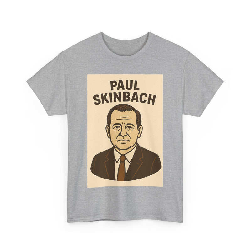 Retro Graphic Tee - Paul Skinbach, Vintage Style Shirt, Casual Wear, Gift for Him, Unisex Cotton T-Shirt